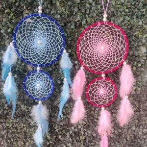Classic Dreamcatcher (Pink and Blue)